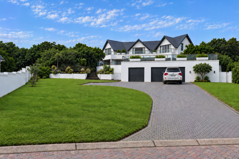 front with garage